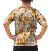Mokihana Maile Ilima Leis Paniolo Palaka Hawaiian Shirt Hawaiian Kula Spirit - Polynesian Pride
