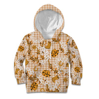 Mokihana Maile Ilima Leis Paniolo Palaka Kid Hoodie Hawaiian Kula Spirit LT9 Hoodie Gold - Polynesian Pride