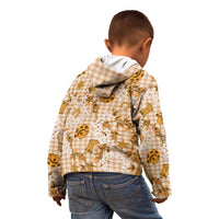 Mokihana Maile Ilima Leis Paniolo Palaka Kid Hoodie Hawaiian Kula Spirit LT9 - Polynesian Pride