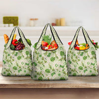 Mokihana Maile Ilima Leis Paniolo Palaka Grocery Bag Hawaiian Omaomo Ala Spirit - Polynesian Pride