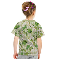 Mokihana Maile Ilima Leis Paniolo Palaka Kid T Shirt Hawaiian Omaomo Ala Spirit - Polynesian Pride