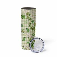 Mokihana Maile Ilima Leis Paniolo Palaka Skinny Tumbler Hawaiian Omaomo Ala Spirit LT9 - Polynesian Pride