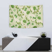 Mokihana Maile Ilima Leis Paniolo Palaka Tapestry Hawaiian Omaomo Ala Spirit - Polynesian Pride