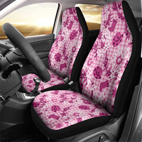 Mokihana Maile Ilima Leis Paniolo Palaka Car Seat Cover Hawaiian Omaomo Ulaula Spirit - Polynesian Pride