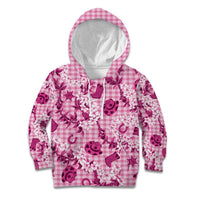 Mokihana Maile Ilima Leis Paniolo Palaka Kid Hoodie Hawaiian Omaomo Ulaula Spirit - Polynesian Pride