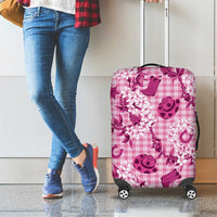 Mokihana Maile Ilima Leis Paniolo Palaka Luggage Cover Hawaiian Omaomo Ulaula Spirit - Polynesian Pride