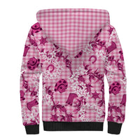Mokihana Maile Ilima Leis Paniolo Palaka Sherpa Hoodie Hawaiian Omaomo Ulaula Spirit LT9 - Polynesian Pride