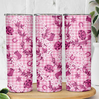 Mokihana Maile Ilima Leis Paniolo Palaka Skinny Tumbler Hawaiian Omaomo Ulaula Spirit LT9 - Polynesian Pride