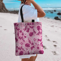 Mokihana Maile Ilima Leis Paniolo Palaka Tote Bag Hawaiian Omaomo Ulaula Spirit - Polynesian Pride