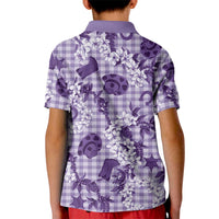 Mokihana Maile Ilima Leis Paniolo Palaka Kid Polo Shirt Hawaiian Poni Spirit - Polynesian Pride