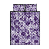 Mokihana Maile Ilima Leis Paniolo Palaka Quilt Bed Set Hawaiian Poni Spirit LT9 - Polynesian Pride