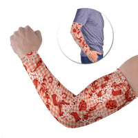 Mokihana Maile Ilima Leis Paniolo Palaka Arm Sleeves Hawaiian Ulaula Spirit - Polynesian Pride