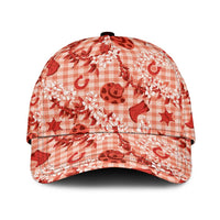 Mokihana Maile Ilima Leis Paniolo Palaka Classic Cap Hawaiian Ulaula Spirit - Polynesian Pride