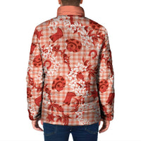 Mokihana Maile Ilima Leis Paniolo Palaka Padded Jacket Hawaiian Ulaula Spirit - Polynesian Pride