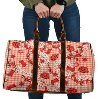 Mokihana Maile Ilima Leis Paniolo Palaka Travel Bag Hawaiian Ulaula Spirit - Polynesian Pride