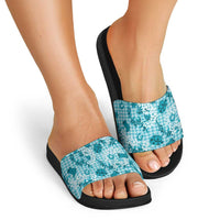 Mokihana Maile Ilima Leis Paniolo Palaka Slide Sandals Hawaiian Polu Opa Spirit - Polynesian Pride