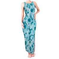 Mokihana Maile Ilima Leis Paniolo Palaka Tank Maxi Dress Hawaiian Polu Opa Spirit - Polynesian Pride