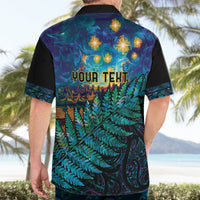 Matariki Te Tau Hou Maori Hawaiian Shirt New Zealand Silver Fern Night Starry Sky LT9 - Polynesian Pride