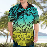 Polynesian Pride Happy Father Day Hawaiian Shirt I Love You Dad - Polynesian Tribal Gradient 1 LT9 - Polynesian Pride