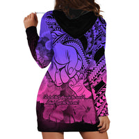 Polynesian Pride Happy Father Day Hoodie Dress I Love You Dad - Polynesian Tribal Gradient 2 LT9 - Polynesian Pride