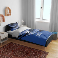 Fiji Rugby Pacific Custom Bedding Set Pasifika Tapa Pattern