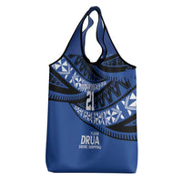 Fiji Rugby Pacific Custom Grocery Bag Pasifika Tapa Pattern
