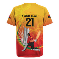 Custom Cricket PNG East Asia-Pacific Rugby Jersey Papua New Guinea Rise to Power - Polynesian Pride