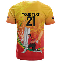 Custom Cricket PNG East Asia-Pacific T Shirt Papua New Guinea Rise to Power - Polynesian Pride