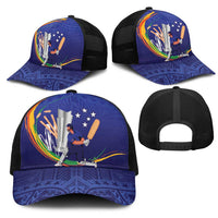 Cricket Samoa East Asia-Pacific Mesh Trucker Cap Samoa Storming the Limits - Polynesian Pride