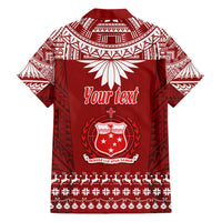 Personalised Toa Samoa Christmas Hawaiian Shirt Samoa Siva Tau Manuia Le Kerisimasi Red Vibe LT9 - Polynesian Pride