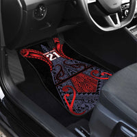 Custom New Zealand Car Mats Maori Kiwiana Pattern Tukutuku Motif