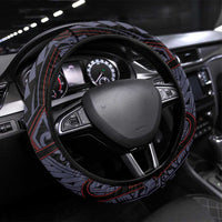 New Zealand Steering Wheel Cover Maori Kiwiana Pattern Tukutuku Motif