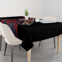 Custom New Zealand Tablecloth Maori Kiwiana Pattern Tukutuku Motif