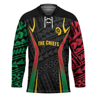 Custom Oceania Football Vanuatu Hockey Jersey Polynesian Tribal Pattern