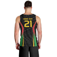 Custom Oceania Football Vanuatu Men Tank Top Polynesian Tribal Pattern