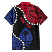 Personalized Guam 80th Anniversary Liberation Day Family Matching Short Sleeve Bodycon Dress and Hawaiian Shirt Tano I Man Chamoru Since 1944 LT9 - Polynesian Pride