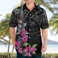 Guahan Puti Tai Nobiu Hawaiian Shirt Guam Bougainvillea Flower Art LT9 - Polynesian Pride