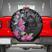 Guahan Puti Tai Nobiu Spare Tire Cover Guam Bougainvillea Flower Art