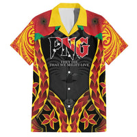 Personalised Papua New Guinea Remembrance Day Hawaiian Shirt LT9 Red - Polynesian Pride