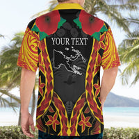Personalised Papua New Guinea Remembrance Day Hawaiian Shirt LT9 - Polynesian Pride