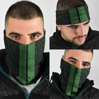 New Zealand Maori Kowhaiwhai Neck Gaiter Kakariki Maui and Mangopare - Polynesian Pride
