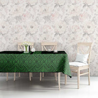 New Zealand Maori Kowhaiwhai Tablecloth Kakariki Maui and Mangopare