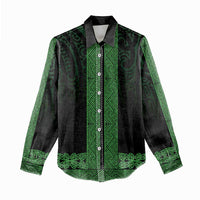 New Zealand Maori Kowhaiwhai Women Casual Shirt Kakariki Maui and Mangopare LT9 - Polynesian Pride