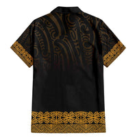 New Zealand Maori Kowhaiwhai Family Matching Mermaid Dress and Hawaiian Shirt Karaka Maui and Mangopare LT9 - Polynesian Pride