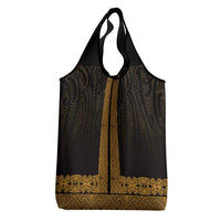 New Zealand Maori Kowhaiwhai Grocery Bag Karaka Maui and Mangopare