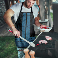 New Zealand Maori Kowhaiwhai Apron Kikorangi Maui and Mangopare - Polynesian Pride