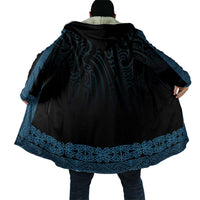 New Zealand Maori Kowhaiwhai Cloak Kikorangi Maui and Mangopare - Polynesian Pride