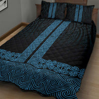 New Zealand Maori Kowhaiwhai Quilt Bed Set Kikorangi Maui and Mangopare LT9 - Polynesian Pride
