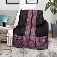New Zealand Maori Kowhaiwhai Blanket Mawhero Maui and Mangopare