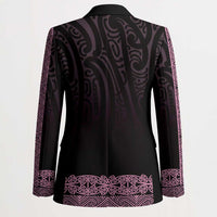 New Zealand Maori Kowhaiwhai Blazer Mawhero Maui and Mangopare - Polynesian Pride